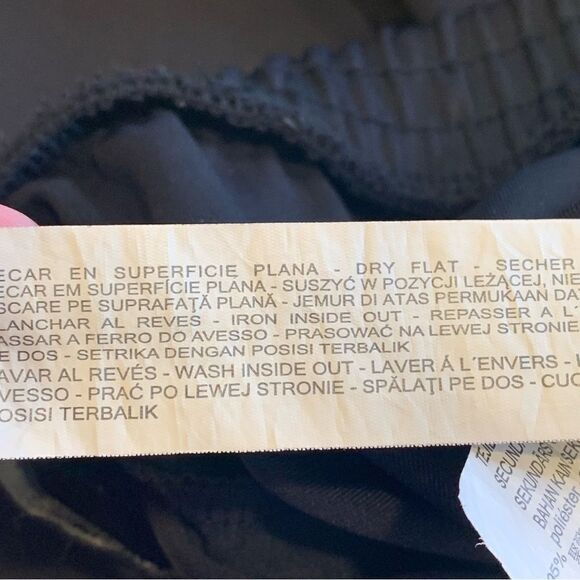 ZARA Joggers Cropped Black and Green Size XS - Picture 11 of 11